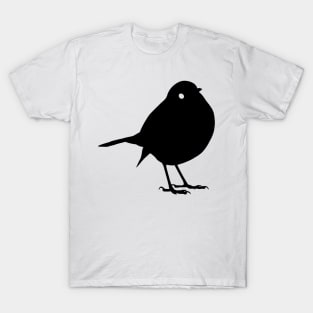 Bird Black Silhouette Animal Pet Cool Style T-Shirt